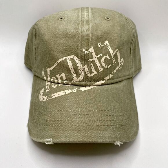 NWT New VON DUTCH SAGE DISTRESSED HAT OS Retro Y2K Vintage Unisex Western main image 6